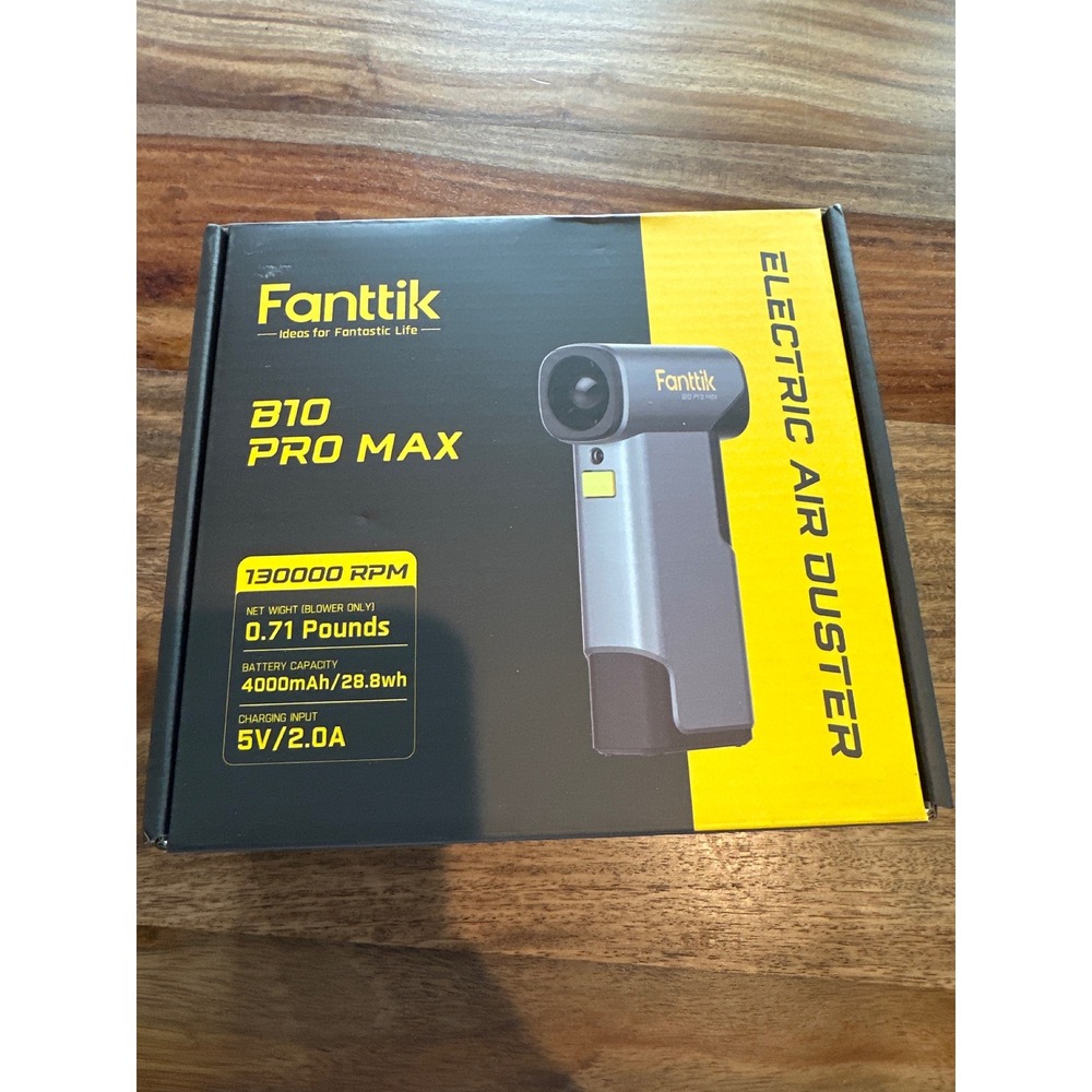 Fanttik B10 Pro Max Electric Air Duster 130000 RPM Portable Cordless Blower Grey